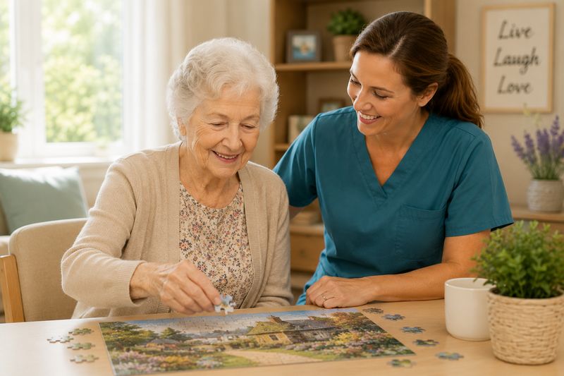 Memory care resident at Parker Nursing and Rehabilitation